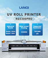 Imprimante UV Rouleau à Rouleau 5,2 m avec Rouleau en Caoutchouc R2R, Tête d'Impression Konica Ricoh, Qualité Industrielle Robuste, Meilleure Vente, Direct Usine