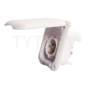 TYTXRV 16A <strong>Caravan</strong> White Charging Socket Box Charging Socket &amp; <strong>Plug</strong> - Product Image 4