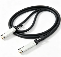 Kabel DAC 400G QSFP-DD ke 400G QSFP-DD Pasif Direct Attach Copper Cable 400GBASE-CR8 8x50G PAM4 untuk Switch Server NIC