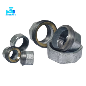Raccord <span class=keywords><strong>conique</strong></span> droit en fonte malléable à connexion filetée de type lourd FM UL <span class=keywords><strong>BSP</strong></span> NPT, raccord en laiton à siège plat pour tuyaux - Product Image 2