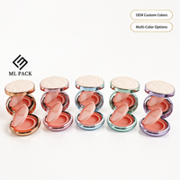 Étui Cosmétique Compact Matelassé Vide 13g Rose Doré avec Miroir et Plateau Intérieur en ABS PP, Couleurs Personnalisées OEM, Vente en Gros, Lotion Soin de la Peau