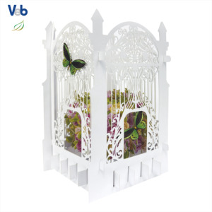 Scents of the Seasons 3D Blossom Conservatory Gate <b>Pop</b>-<b>up</b> <b>Card</b> Foldable Eco-Friendly Handmade Uncoated Board Customized Decor - Product Image 3