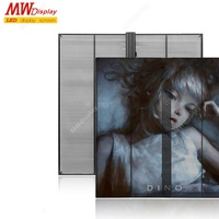 Écran LED transparent en profilé aluminium P3.9 7.8 pour mur vidéo, vitrine publicitaire