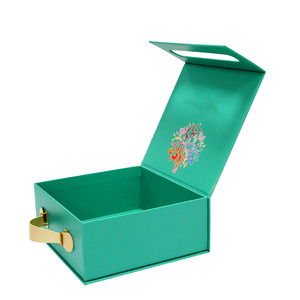 Caja de Embalaje Rígida Tipo Libro Portátil, Impresión UV, Logotipo Personalizado, Caja de Regalo de Lujo con Tapa Magnética para Cosméticos - Product Image 1