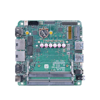 Carte mère NUC avec processeur AMD RYZEN7 8845HS intégré, double HD2.0 + double Type C, quatre sorties d'affichage, 2 DDR5 SO DIMM, mini carte mère PC