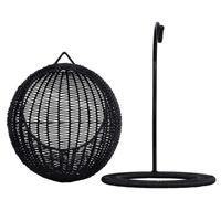 Cama Suspensa Moderna para Gatos em Tecido Oxford, Cadeira em Forma de Ovo com Capa Removível e Lavável, Embalagem em Carton para Gatos e Cães de Interior