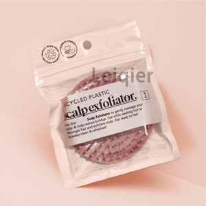 Peigne à cheveux en silicone personnalisé avec logo, style tendance, exfoliant, pour la croissance des cheveux et l'élimination des pellicules, manche en plastique - Product Image 4