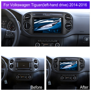 Autoradio Android Podofo 9 pouces 2+64 Go 2 Din pour <span class=keywords><strong>Volkswagen</strong></span> <span class=keywords><strong>Tiguan</strong></span> 2014-2016 Carplay Android Auto BT WiFi GPS Hi-Fi FM - Product Image 3