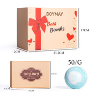 BOYMAY 24 Pack Set Hadiah Bom Mandi Minyak Esensial Alami Organik, Bom Mandi Buatan Tangan untuk Relaksasi Hadiah Sempurna untuk Wanita