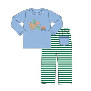 Holesale-ropa de manga larga de algodón para niños, traje personalizado para otoño - Product Image 3