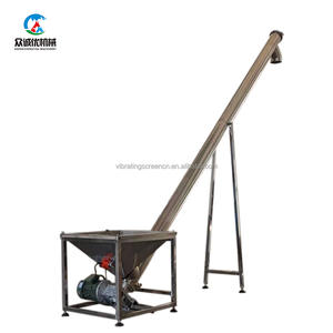 Rijstmeel Zetmeel Vijzel Feeder Machine Grist Buisvormige Schroef Transportband Met Hopper - Product Image 4