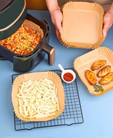 Papier sulfurisé de qualité alimentaire résistant aux hautes températures pour friteuse à air et four