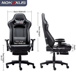 Chaise de Gaming de course en cuir PU, fauteuil de plusieurs couleurs en option, siège de Massage de gladiateur, avec repose-pieds, offre spéciale - Product Image 2