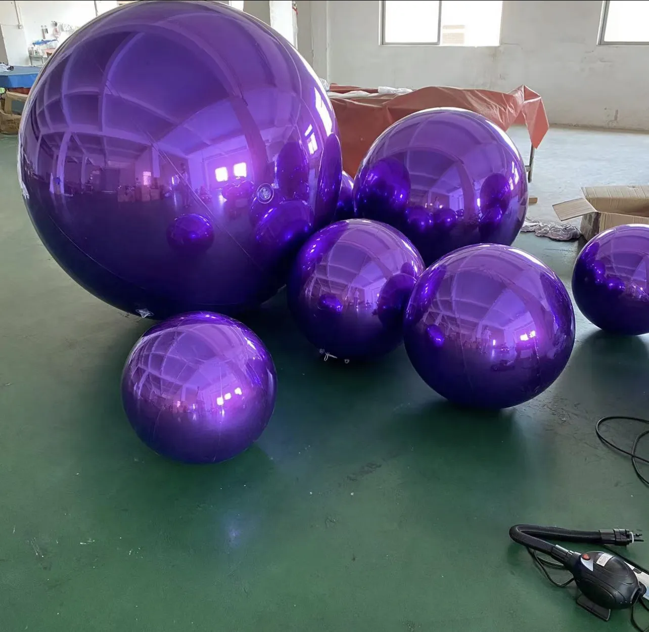 Outdoor Decoration High-quality Wedding Mirror Ball Inflatable Ball Sphere Mirror Balloon Shiny Mirror Inflatable Ball For Stage