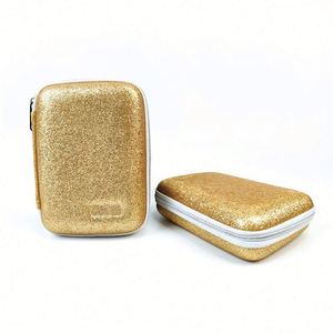 Estuche de Maquillaje Profesional Personalizado, Rígido, Amarillo, de EVA, Bolsa de Transporte Portátil de PU para Viajes y Almacenamiento de Cosméticos, Impermeable - Product Image 5