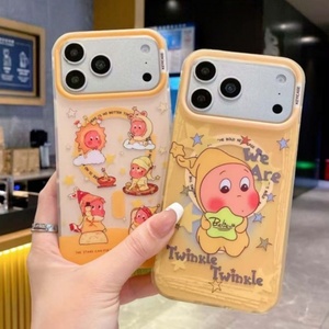Funda de teléfono OEM con diseño de perro y mariposa de dibujos animados, con efecto brillante, para chicas, con cubierta trasera magnética resistente para iPhone 17 16 15 14 13 - Product Image 1