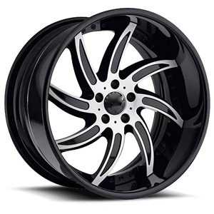 Rines Cromados SJ Deep Dish de 18-24 Pulgadas, Rines de Aleación Personalizados 5x115 5x127 PCD para Chevy Impala, Ford Crown Victoria, <span class=keywords><strong>Cadillac</strong></span> <span class=keywords><strong>DeVille</strong></span> - Product Image 5