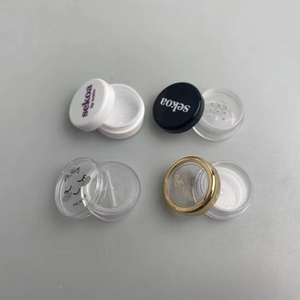 2025 nuevo listado 3G 5G 10g caja de polvo transparente Mini tarros de plástico redondos portátiles para cremas - Product Image 6