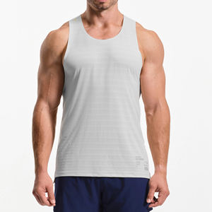 Camiseta Deportiva Personalizada de Poliéster y Elastano, Ligera, de Secado Rápido, con Transferencia de Calor, para Entrenamiento, Running, Gimnasio, para Hombre - Product Image 5