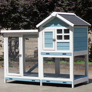 Small Outdoor Rabbit Hutch Wood <strong>Bunny</strong> Cage for Pets Solid Pattern Small Animals <strong>House</strong> - Product Image 3