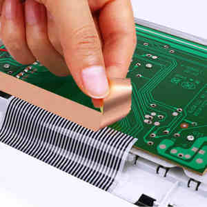 سبيكة حلزونية إشارة حاجز كهربائي ، رقائق لاصقة لحماية EMI الكهروستاتيكية للزجاج الملون لإخفاء - Product Image 4