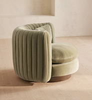 Sassanid OEM Home Decor Inspiration Salon de luxe Sièges confortables Fauteuil pivotant Vivienne
