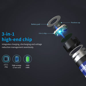 Batería de Nueva Generación XTAR, Recargable de Fábrica OEM, 1.5V, Voltaje de Salida Estable, AA 3300mWh, Baterías de Litio Doble A - Product Image 2