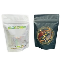 Sachets refermables personnalisables en matériaux recyclés laminés à la feuille, couleur personnalisée, pochette verticale anti-odeur pour bonbons gélifiés 3,5g