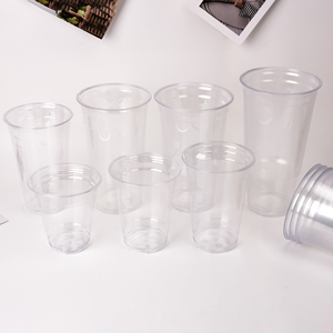 Vasos de Plástico para Bebidas y Jugos con Tapa, Vaso de Vino de Plástico de 16 oz, Vasos de Plástico de 12 oz, 14 oz, 32 oz con Tapa - Product Image 4