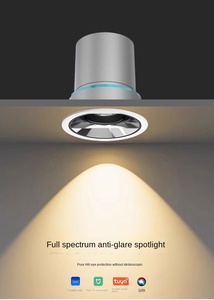 Luces de riel móviles LED no estroboscópicas antideslumbrantes ajustables más vendidas, focos de techo comerciales, montaje magnético No - Product Image 4