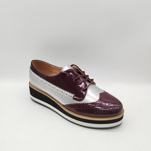 Kadınlar dantel up Brogue ayakkabı yuvarlak ayak rahat oxford <span class=keywords><strong>extreme</strong></span> <span class=keywords><strong>platform</strong></span> ayakkabılar kadın bayanlar için - Product Image 5