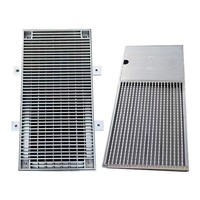 Grille en acier Q235 galvanisé à chaud pour plateforme industrielle, grille robuste anti-corrosion pour appartements et parcs