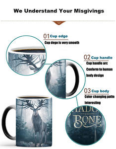Taza <span class=keywords><strong>de</strong></span> Cerámica Ecológica con <span class=keywords><strong>Diseño</strong></span> Personalizado <span class=keywords><strong>de</strong></span> Fábrica, Taza <span class=keywords><strong>de</strong></span> Café Sensible al Calor con Cambio <span class=keywords><strong>de</strong></span> Color Mágico, Taza <span class=keywords><strong>de</strong></span> Té <span class=keywords><strong>de</strong></span> Alce Wapiti para Sublimación - Product Image 3