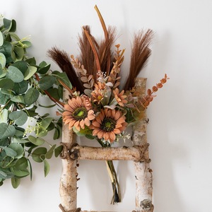 CallaFloral Ramo de Girasoles Artificiales de Plástico para Decoración de Bodas y Hogar, Adorno para Colgar en la Pared CF01321 - Product Image 1