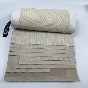 Tecido de linho de poliéster, para decoração de interior, tecido sofá