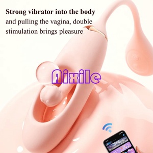 Vibromasseur Œuf, Jouet Sexuel Adulte, Stimulateur Clitoridien Point G, Plug Anal, Godemiché, Contrôle par APP, 10 Modes <span class=keywords><strong>de</strong></span> Vibration, Vibrant et Pulsant, Portable - Product Image 2