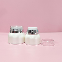 Ensemble de bouteilles de lotion sans air blanc perle pour emballage cosmétique, offre spéciale
