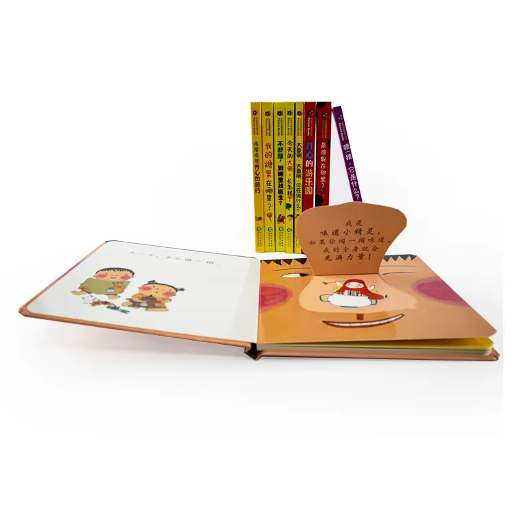 Bulk Full Color Personalized Hardcover Children's Books Printing Set Board Book