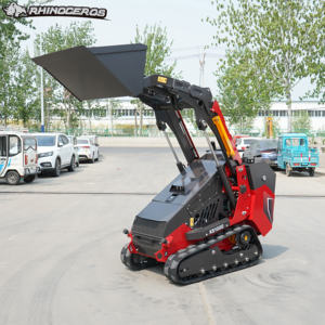 وحيد القرن 1.5 طن انزلاقي صغير التوجيه KS1000 العلامة التجارية الصينية الجديدة مصغرة مع محرك Kubota CE EPA ISO EPA مستعمل - Product Image 3