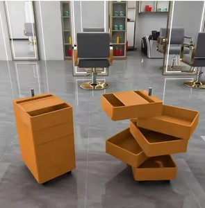 Carrito Auxiliar Rodante para Salón de Belleza y Peluquería, con Ruedas, Mueble de Salón, Plástico Moderno - Product Image 4