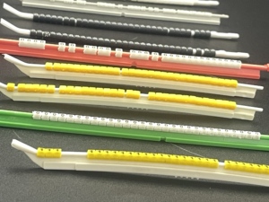 N-Type color Plastic Cable Marker Clip-On Heat Shrink Sleeve Multi-Channel Wire Labels Accessory Tag for Wire Identification - Product Image 2