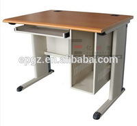 Bureau d'ordinateur de salle de classe de table de laboratoire de langue de lycée avec la séparation