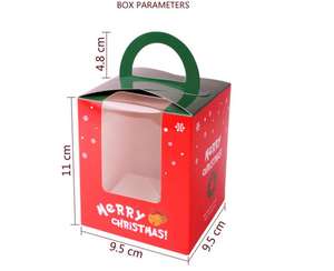 Gratis Verzending Factory Kerst Zakken Dozen Snoep Gunst Kerstavond Doos - Product Image 6