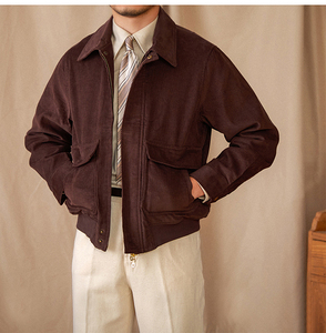Chaqueta informal versátil de alta calidad y cálida de pana de algodón 100% para hombre de otoño e invierno para hombre - Product Image 3