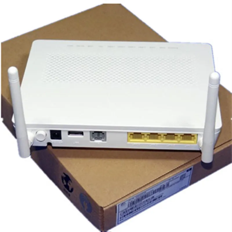 Usado Hg8546m Onu Gpon 8546m Hg8546 Hg8546m Xpon ใช้ Wifi Onu Ont Epon Xgspon เราเตอร์ฟุต Hg8546