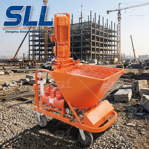Le mélange de mortier de niveau automatique transporte la pompe et les pièces Machine de pulvérisation de plâtrage automatique 220V / 380V - Product Image 2