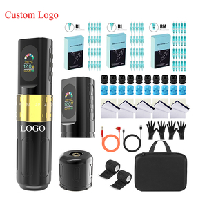 ชุดเครื่องสักไร้สายแบบชาร์จได้ พร้อมแบตเตอรี่คู่ จอ LCD สำหรับศิลปินมืออาชีพ - Product Image 3