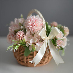Cesto <span class=keywords><strong>di</strong></span> <span class=keywords><strong>fiori</strong></span> piccolo in <span class=keywords><strong>vimini</strong></span> intrecciato a mano o piccoli cestini <span class=keywords><strong>di</strong></span> <span class=keywords><strong>vimini</strong></span> - Product Image 4