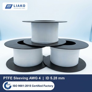 ฉนวนกันความร้อน PTFE แบบม้วน ขนาด AWG 4 สำหรับท่อแคปิลลารี เส้นผ่านศูนย์กลางภายใน 5.28 มม. ความยาว 100 ม. รองรับแรงดันไฟฟ้า 600V 300V 150V อุณหภูมิ -70 ถึง 260 องศาเซลเซียส สำหรับฉนวนสายไฟ - Product Image 1