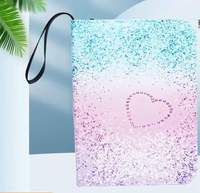 Carpeta de Cartas Personalizada de 9 Bolsillos de PU para Cartas Coleccionables de Pokémon, Yu-Gi-Oh!, Béisbol, Tarjetas de Crédito, con Clip de Almacenamiento de 7 Pulgadas y 50 mm